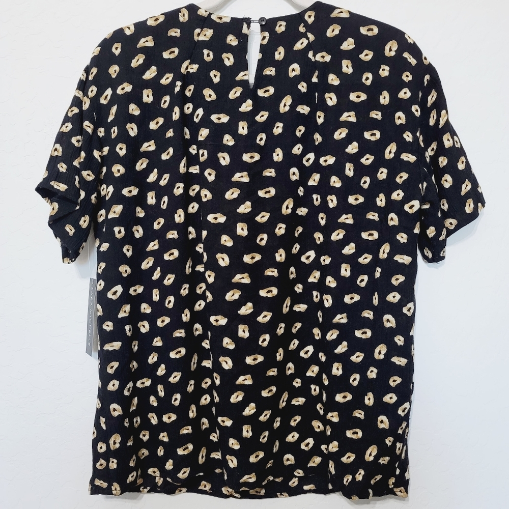NWT Sara Michelle Black Blouse Size Small - Picture 10 of 11